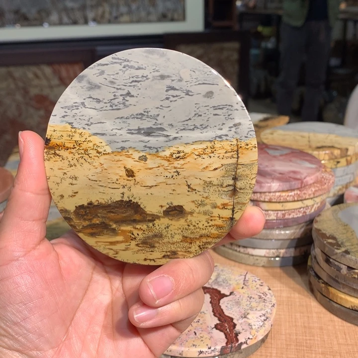 ，广西国画石摆件，收藏观赏