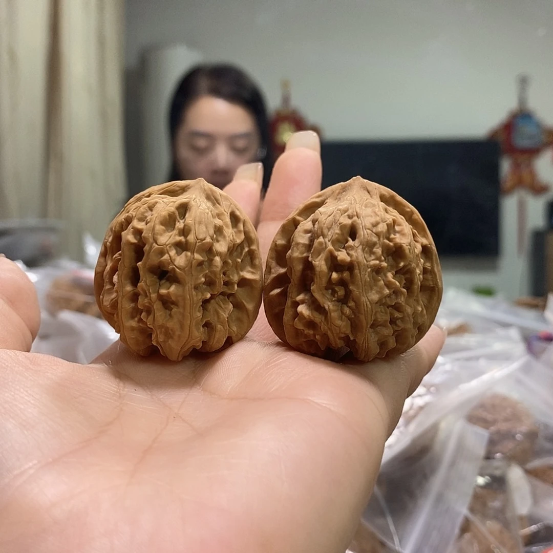 把件文玩核桃37梨木台