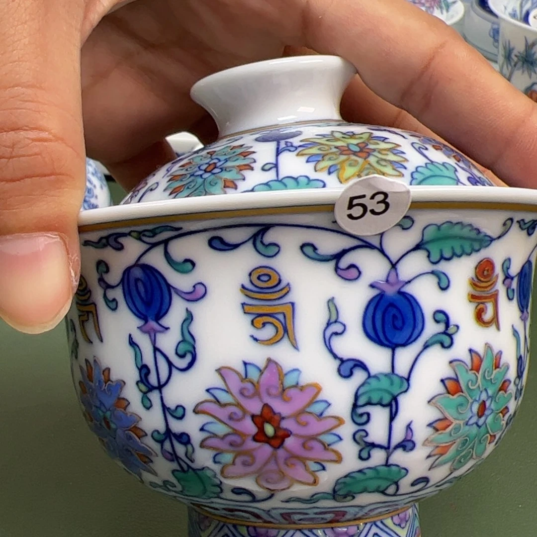 杯景德镇纯手绘茶具53