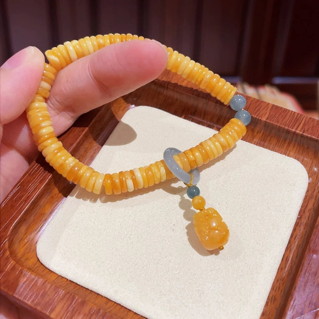 蜜蜡手链未镶嵌手串