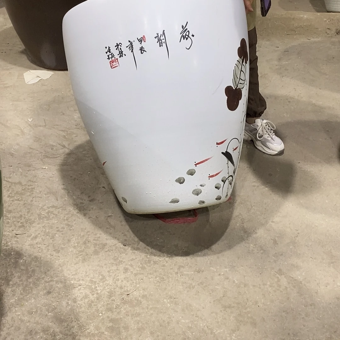 兰***涂景德镇陶瓷缸看直播间下单