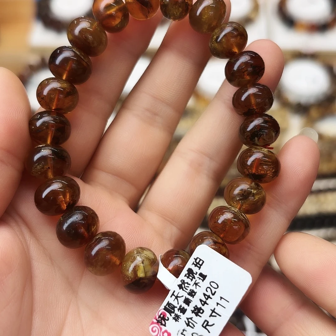琥珀未镶嵌裸石十一90630