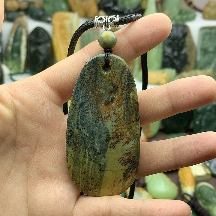 岫岩河磨玉（透闪石质玉）未镶嵌挂件