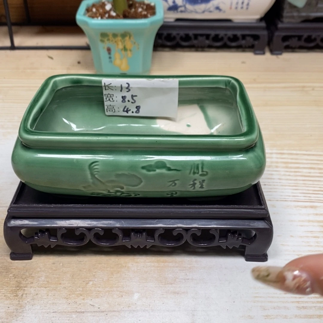 紫砂陶瓷艺术花盆陶瓷