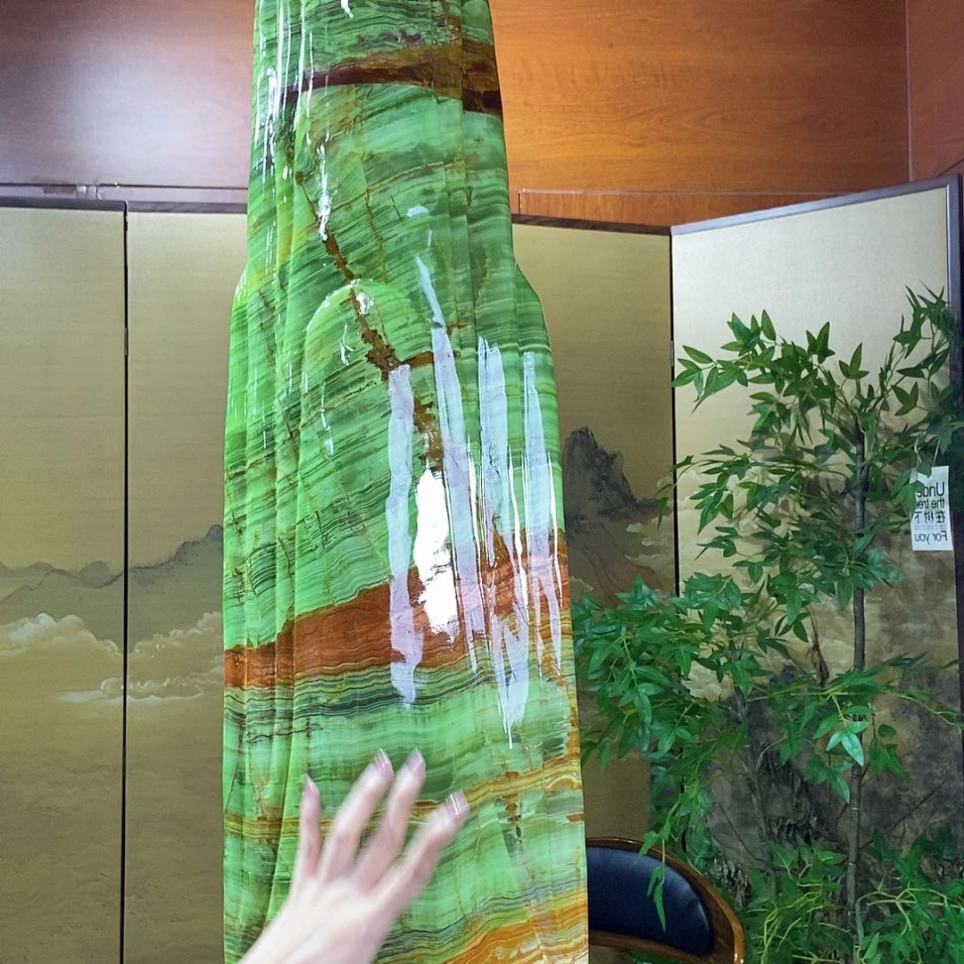 石材山水画作品摆件