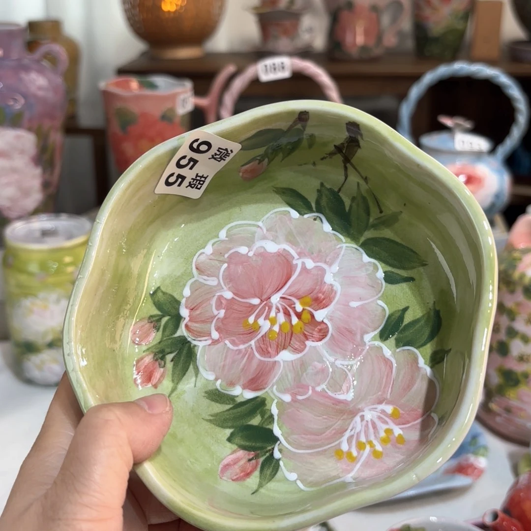 景德镇手绘高温釉下彩陶瓷茶具