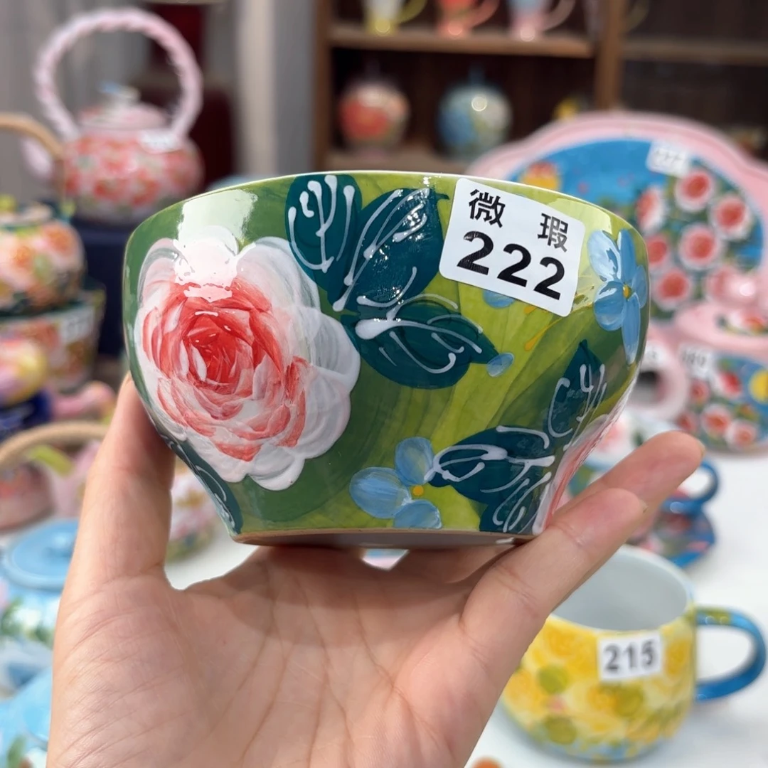 景德镇手绘高温釉下彩陶瓷茶具