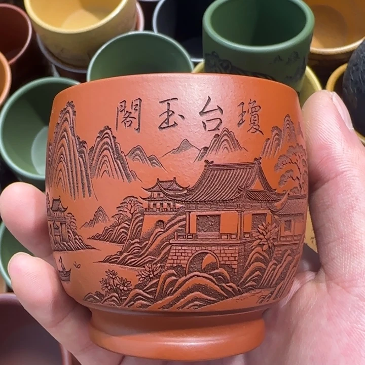 茶杯紫砂全手工制作工艺