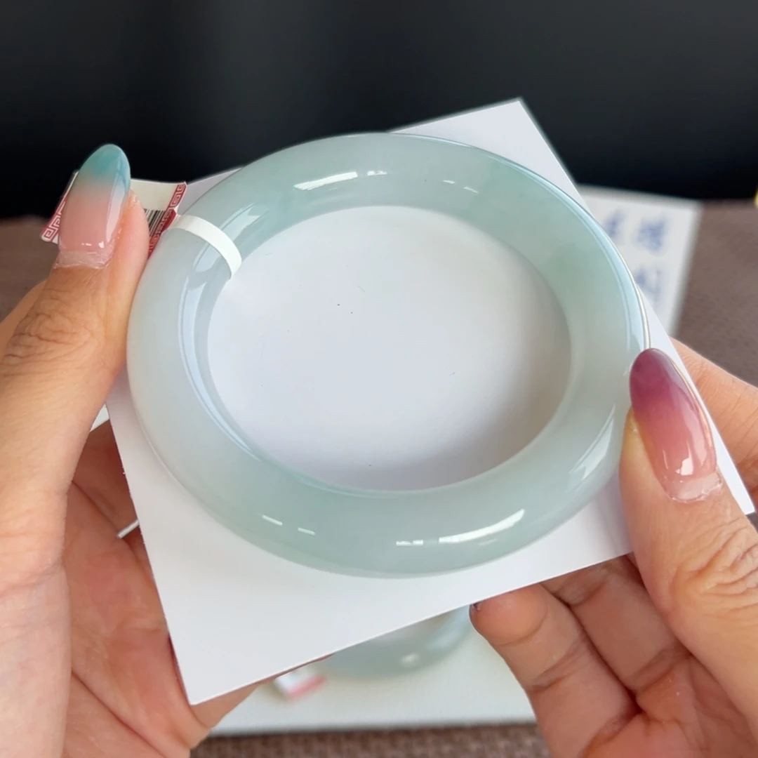 翡翠未镶嵌手镯39号 56.6