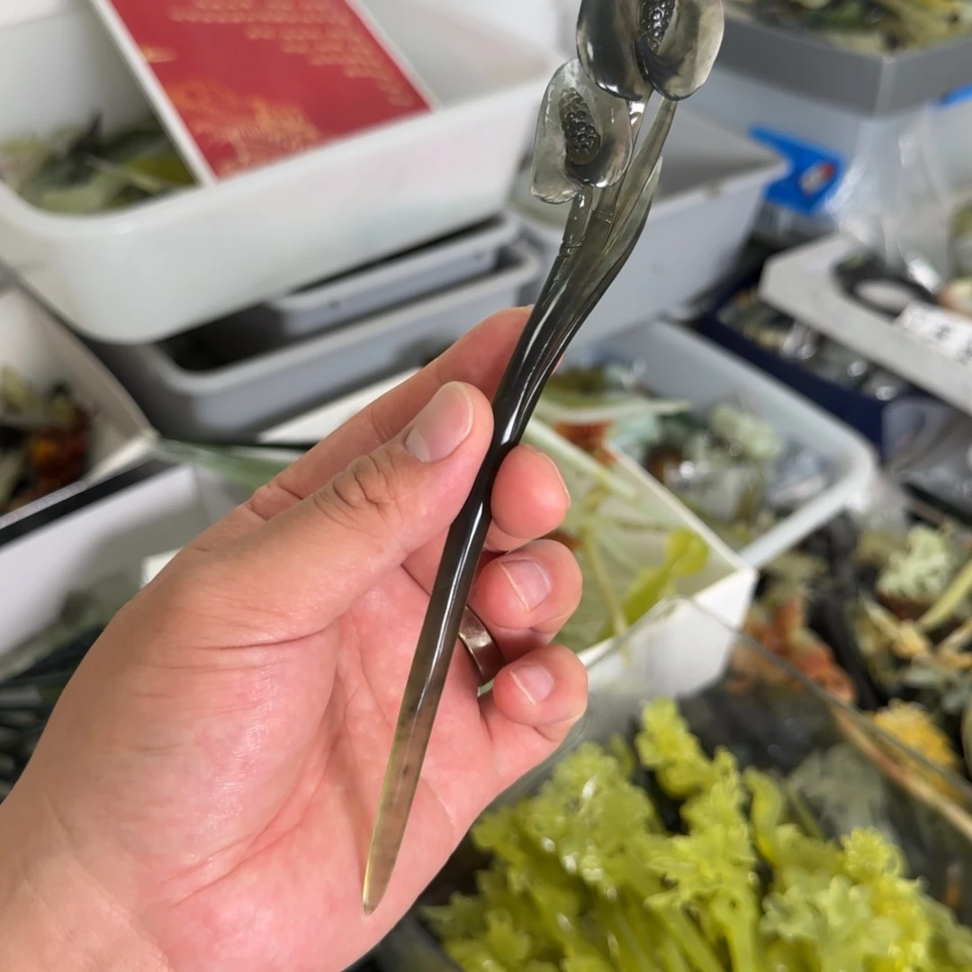 岫玉未镶嵌发饰阿*