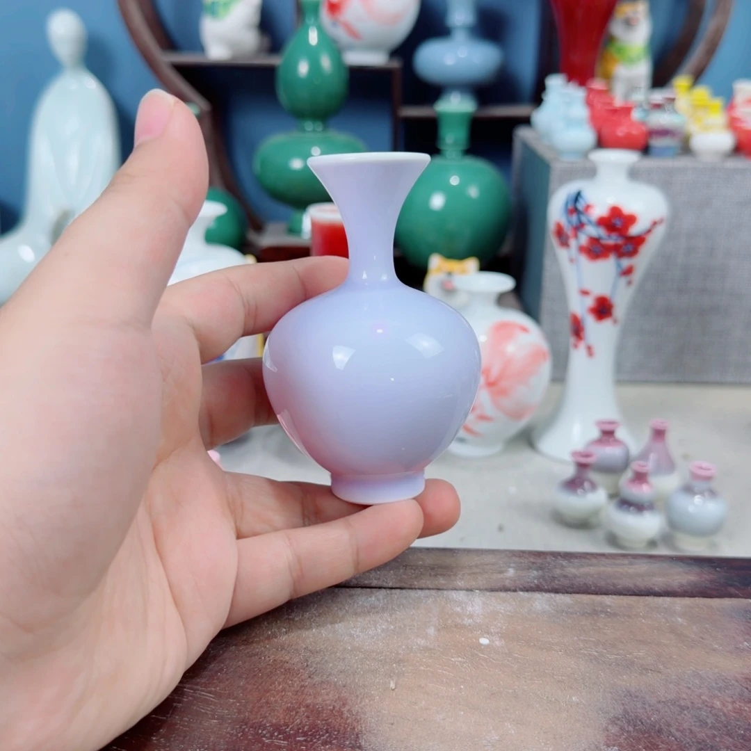 陶瓷手工小花器摆件