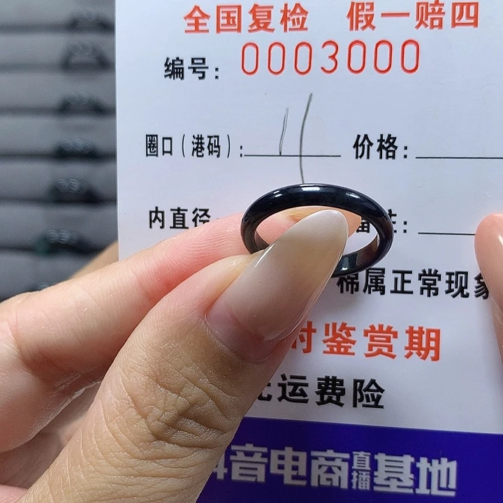 未镶嵌戒圈翡翠 3000