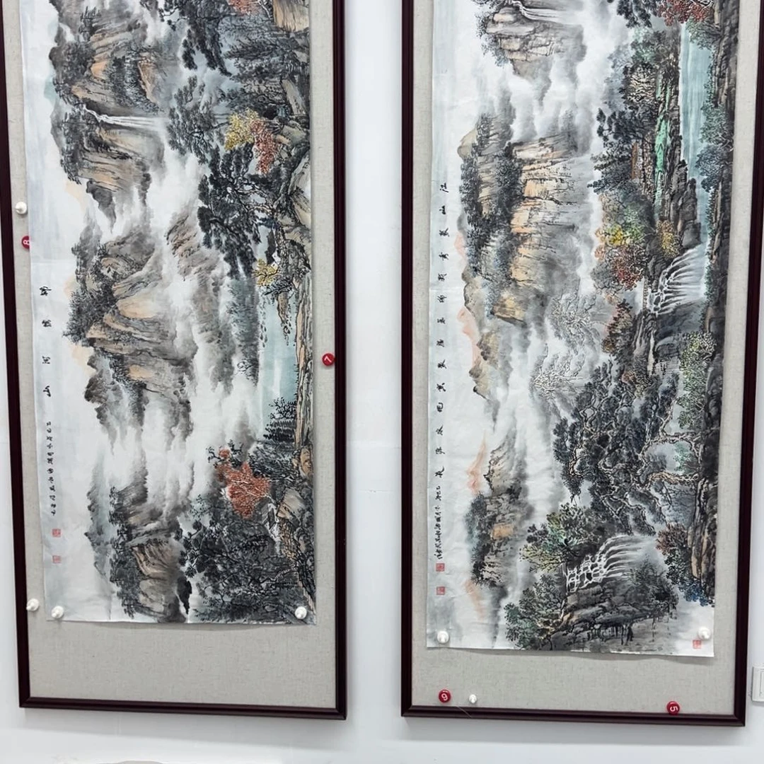 极***愚国画绘画作品多次参加2