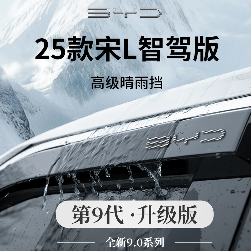 25款比亚迪宋LDMI专用汽车L用品LEV晴雨挡雨板车窗雨眉遮雨防雨条
