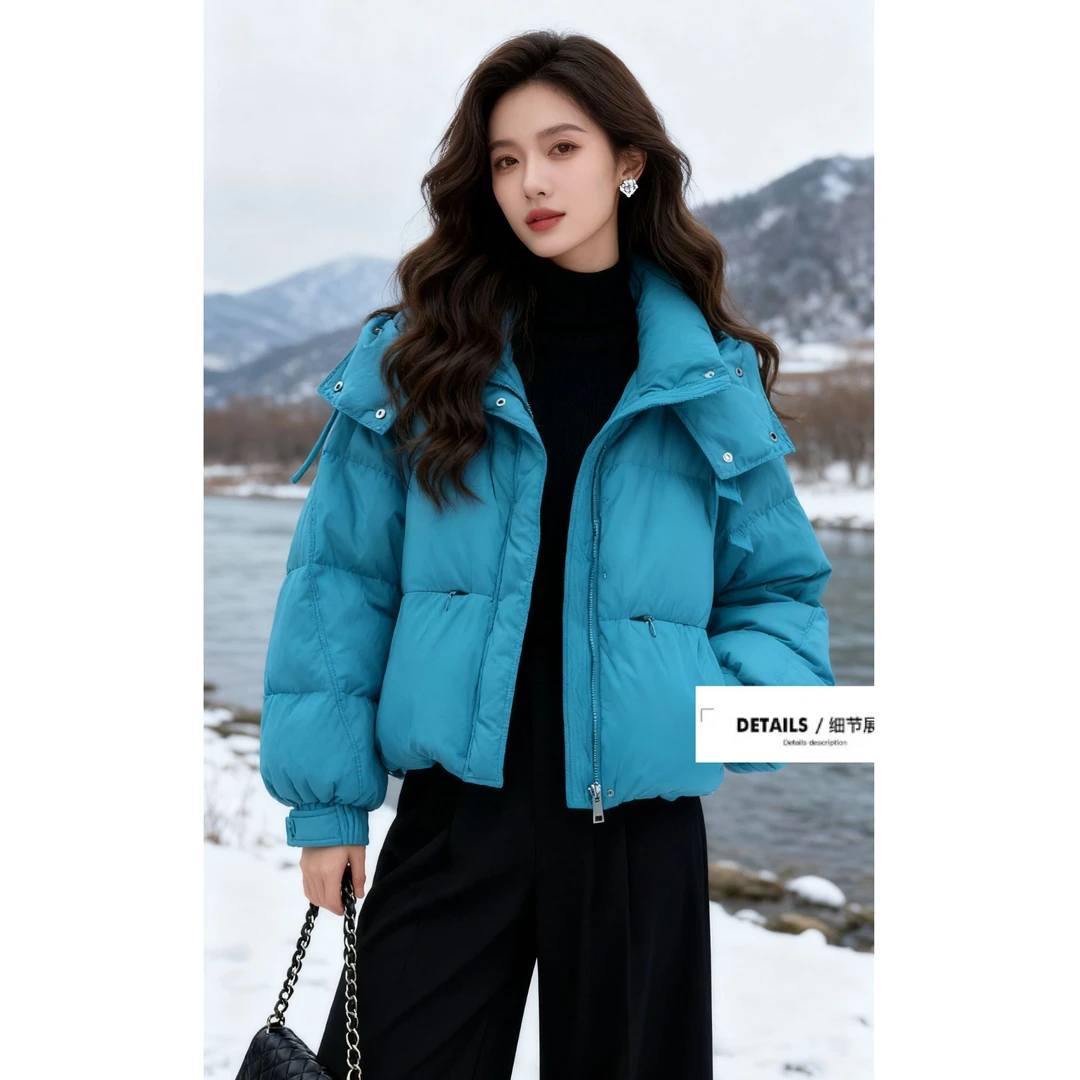 断码清仓Y317冬季时尚短款舒适保暖羽绒服