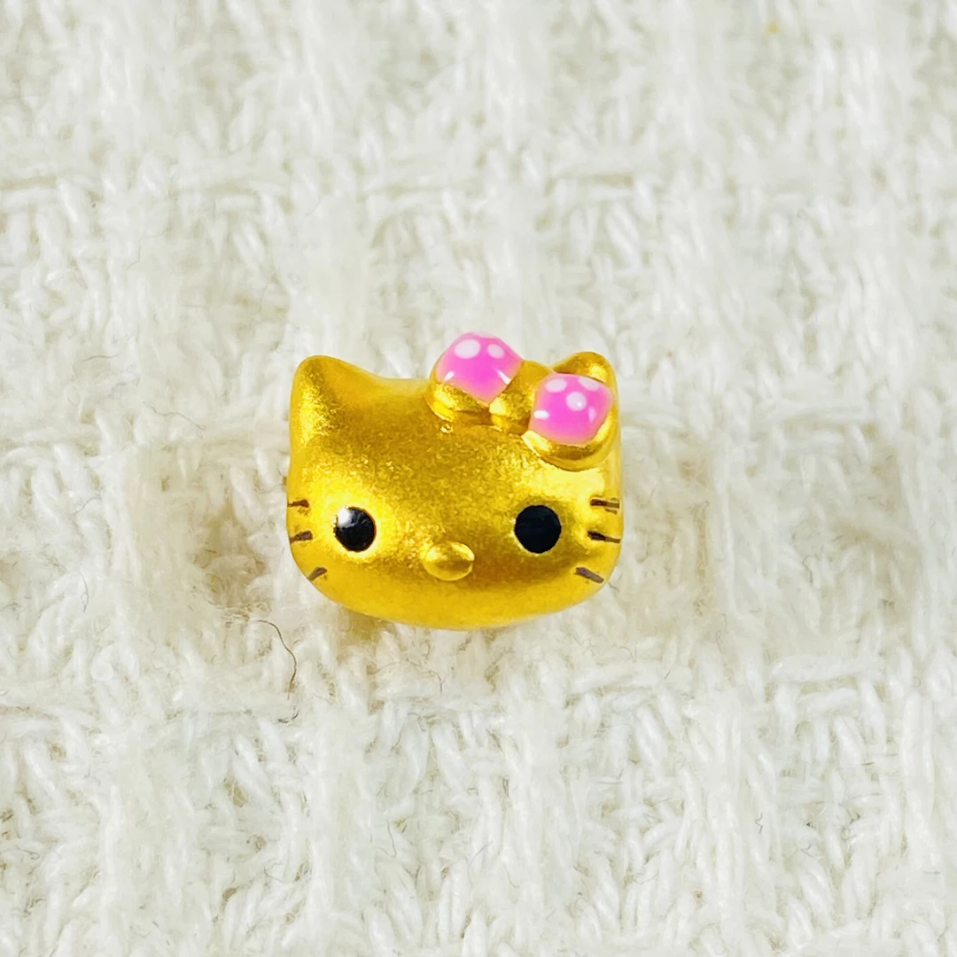 足金999 非遗珐琅HelloKitty猫