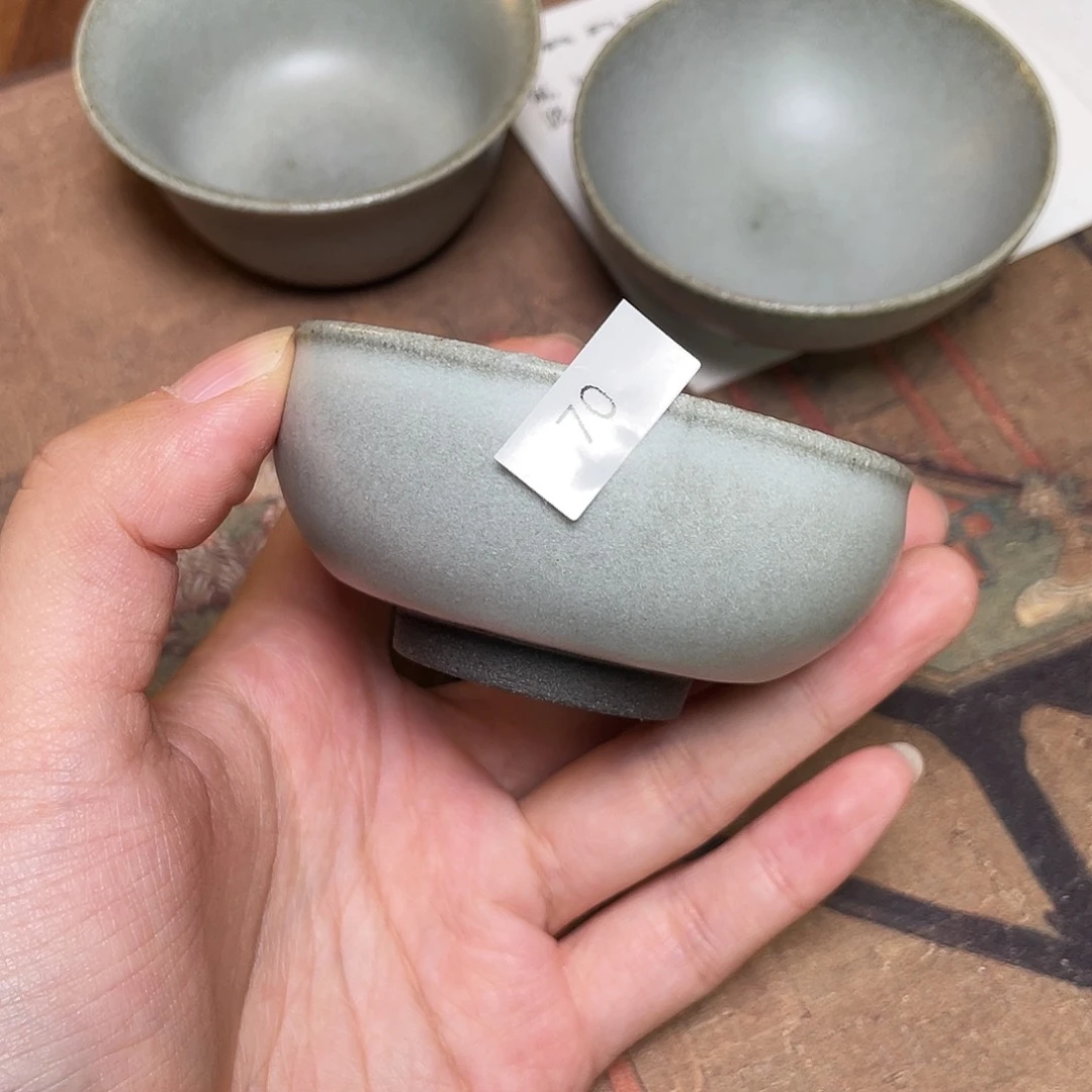 茶盏70 福临号建盏柴烧薄胎微瑕