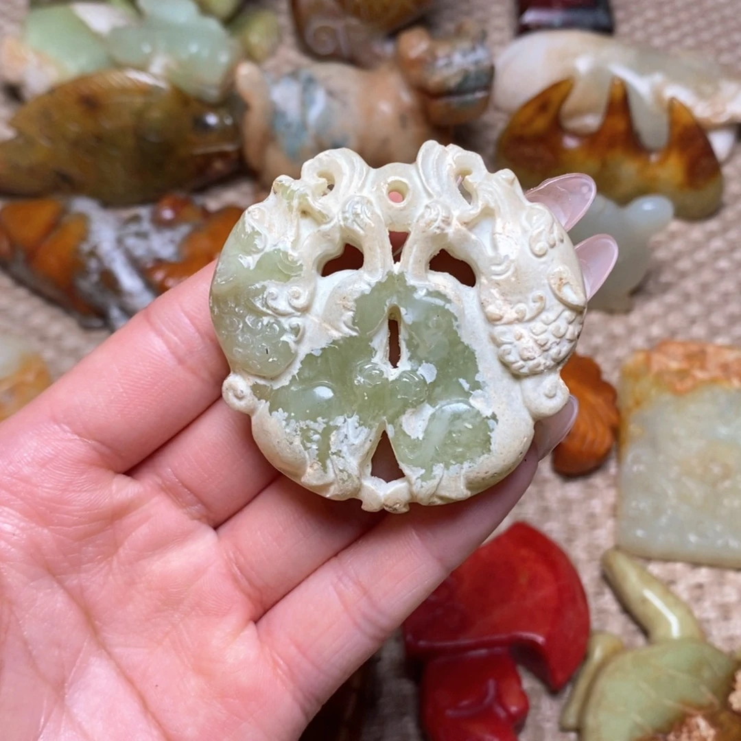 白玉菩提吊坠白玉菩提白玉菩提摆件
