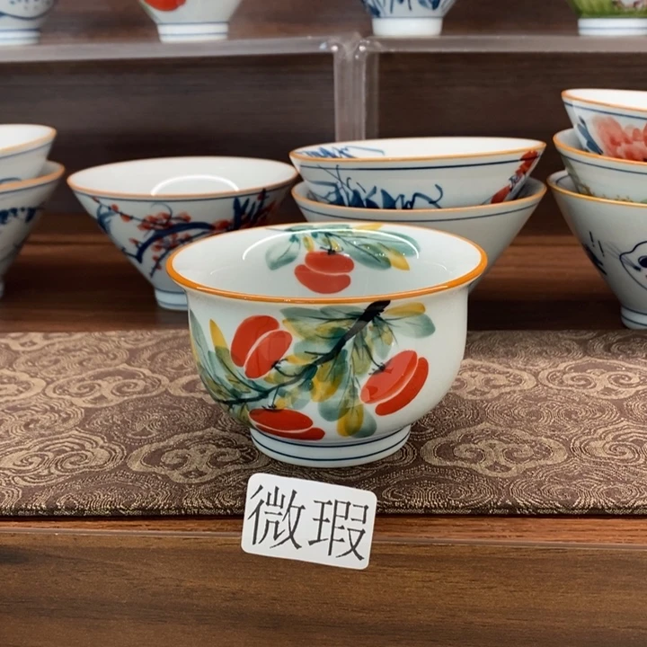 釉下老陶泥手工绘制