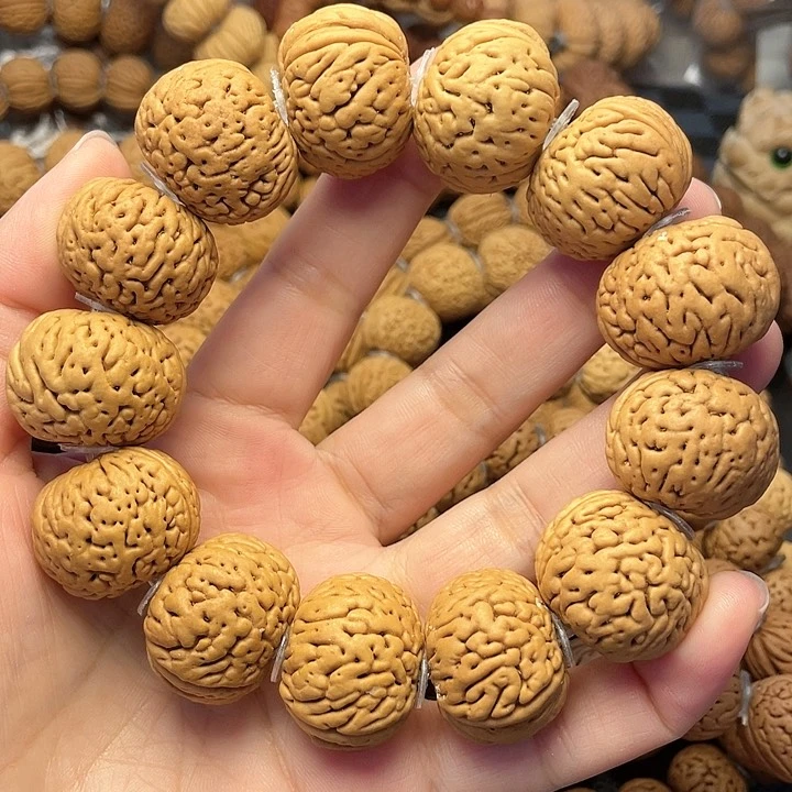 桃核手串核桃手串磨盘接近23