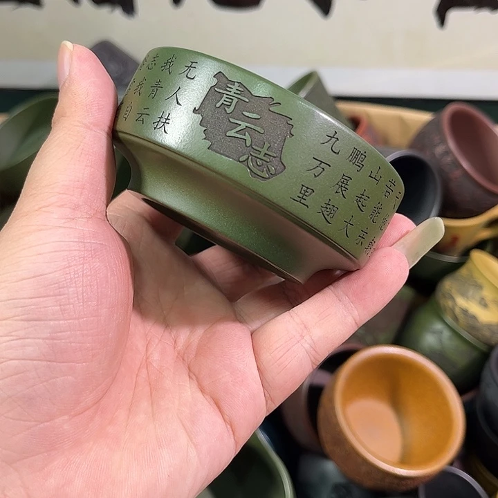 茶杯紫砂全手工紫砂主人杯