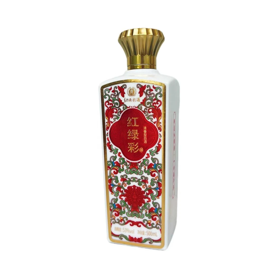 红绿彩酒《彩韵红标》53度清香型送礼宴请53%Vol