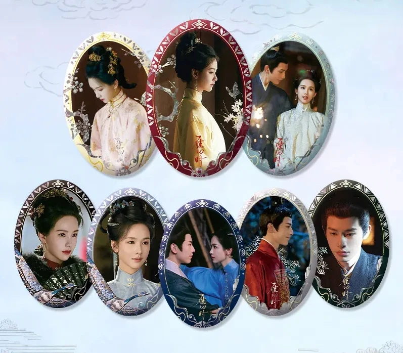 不凡【平拆/玩法】《雁回时》仿螺钿大漆妆盒人物吧唧盲盒（代拆）