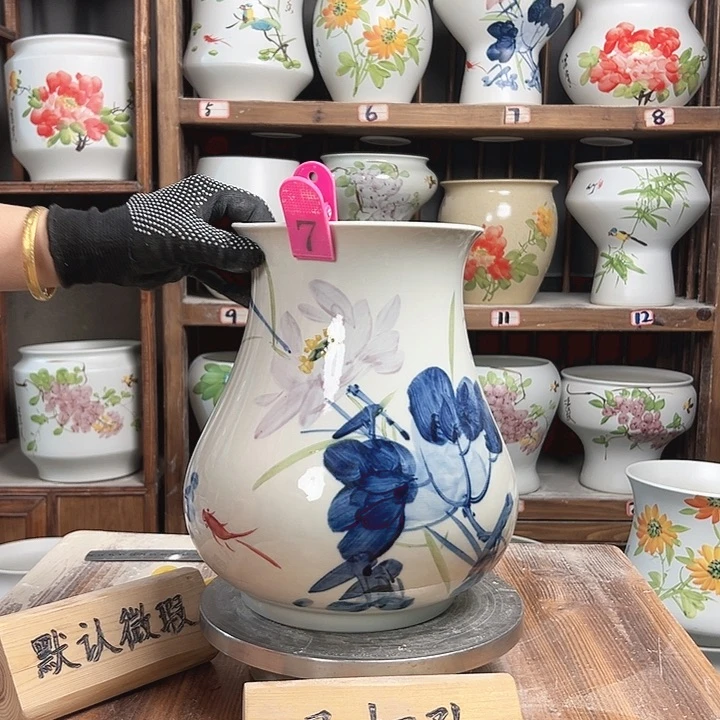 摆件7 新款陶瓷陶瓷大微瑕