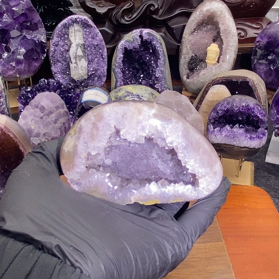 紫晶大型摆件（非配饰）未镶嵌