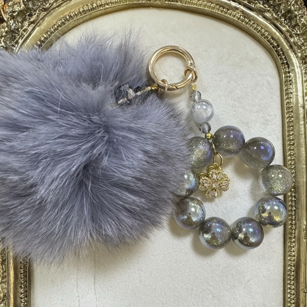 精致手捻款手机链挂饰可爱百搭通用挂件