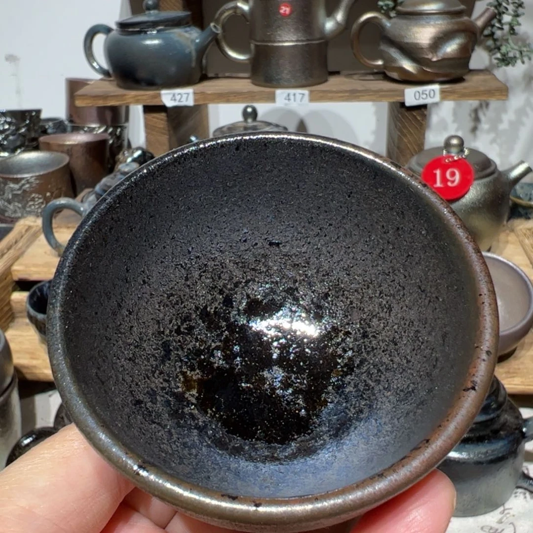 壶建水紫陶紫泥柴烧杯