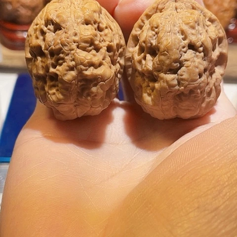 文玩核桃把件十八包带彩43