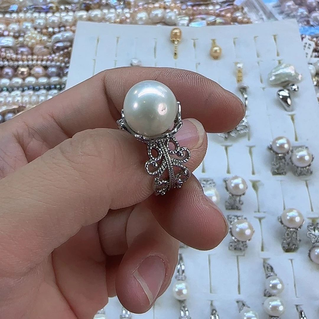 未镶嵌项链定制多样性发货发其一574淡水珍珠