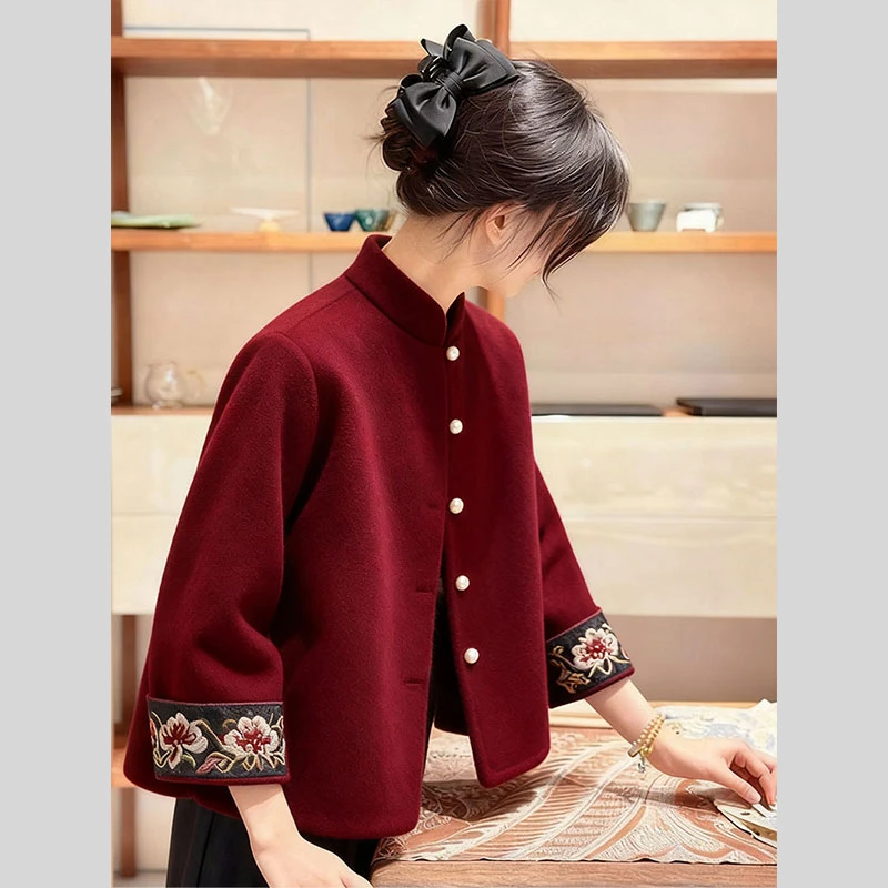 新中式女装国风外套2025新款今年流行爆款气质高级感独特复古上衣
