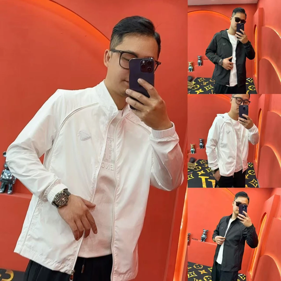 2025夏季新款时尚欧货百搭帅气休闲男士防晒外套