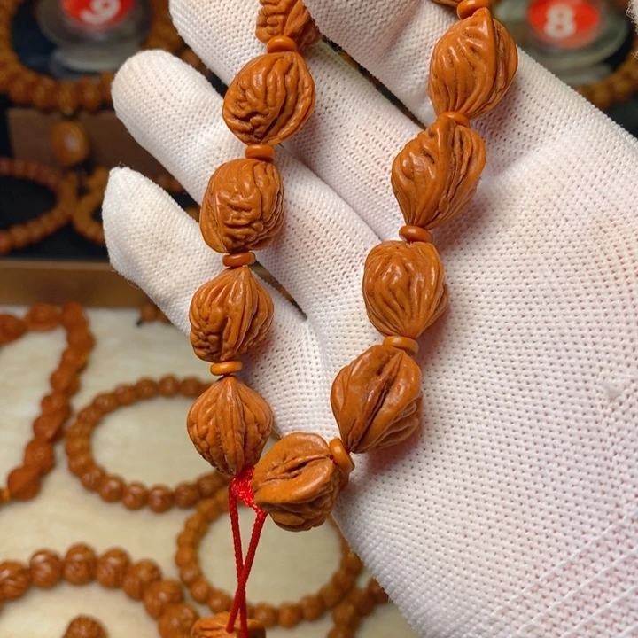 手串桃核秦岭龙纹桃核
