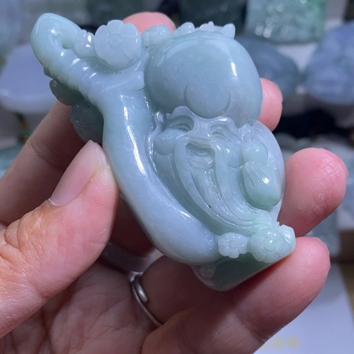 【闪购商品】颈饰未镶嵌翡翠寿星