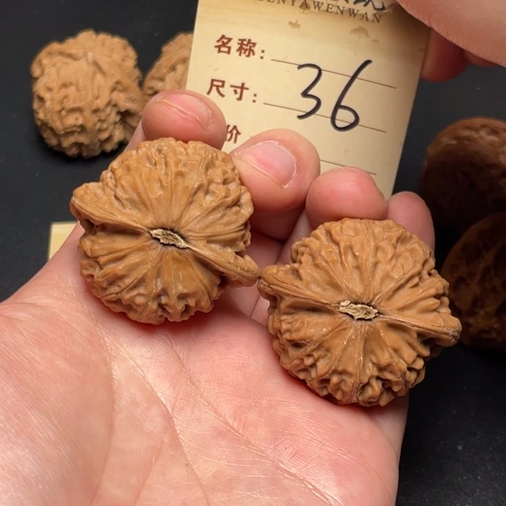 把件文玩核桃宫灯41尺全品白茬打底发36