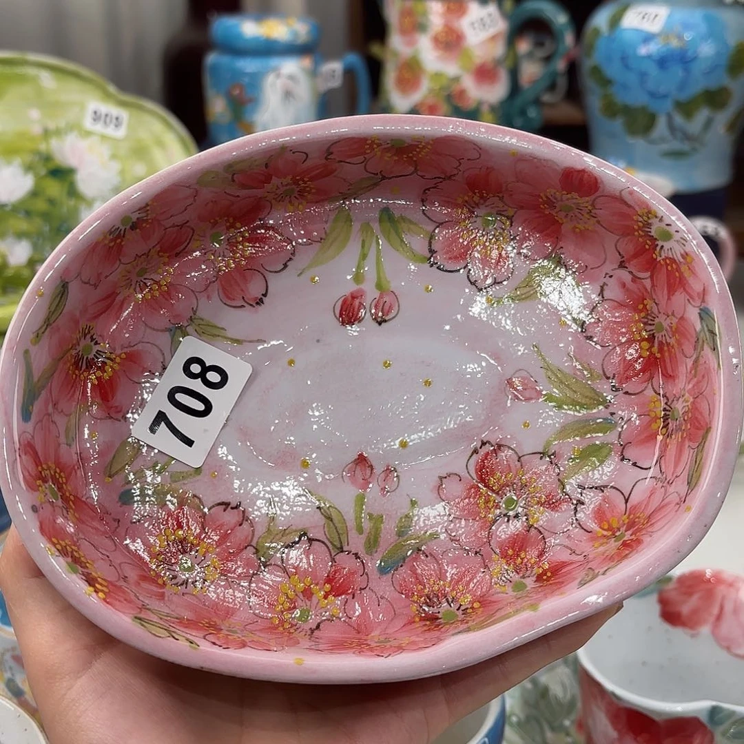 景德镇手绘高温釉下彩陶瓷茶具
