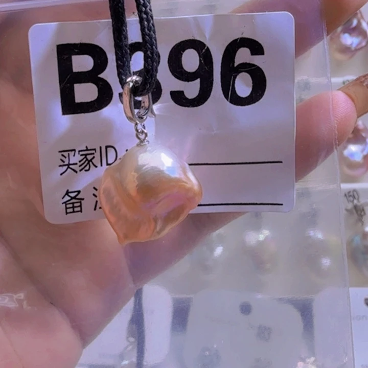 淡水珍珠银S925镶嵌颈饰