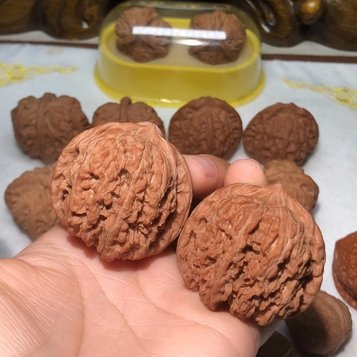 把件文玩核桃44尺137狮子头