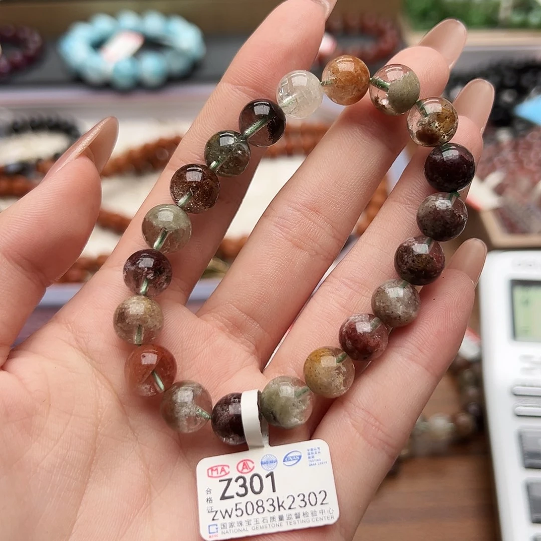 未镶嵌手链水晶Z301四季幽灵9+