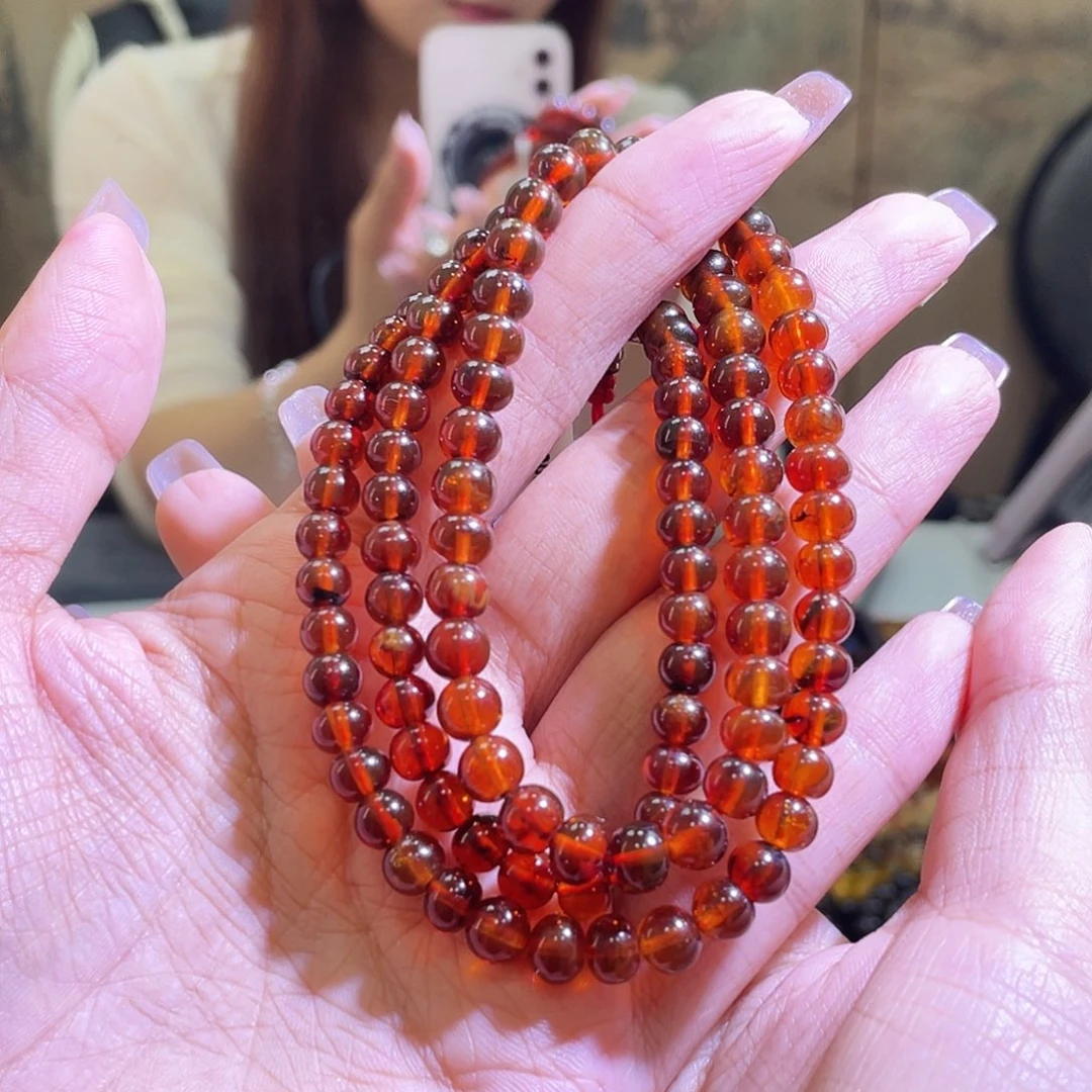 未镶嵌琥珀裸石抚顺琥珀6+龙滴血