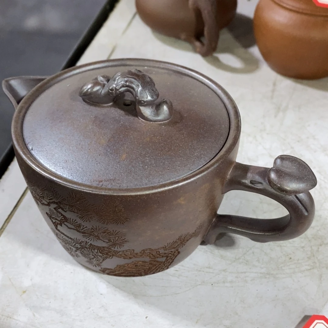 紫砂茶壶原矿手工110