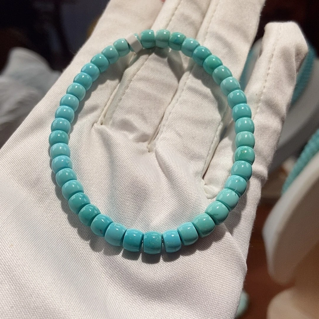 绿松石未镶嵌直切单圈5+