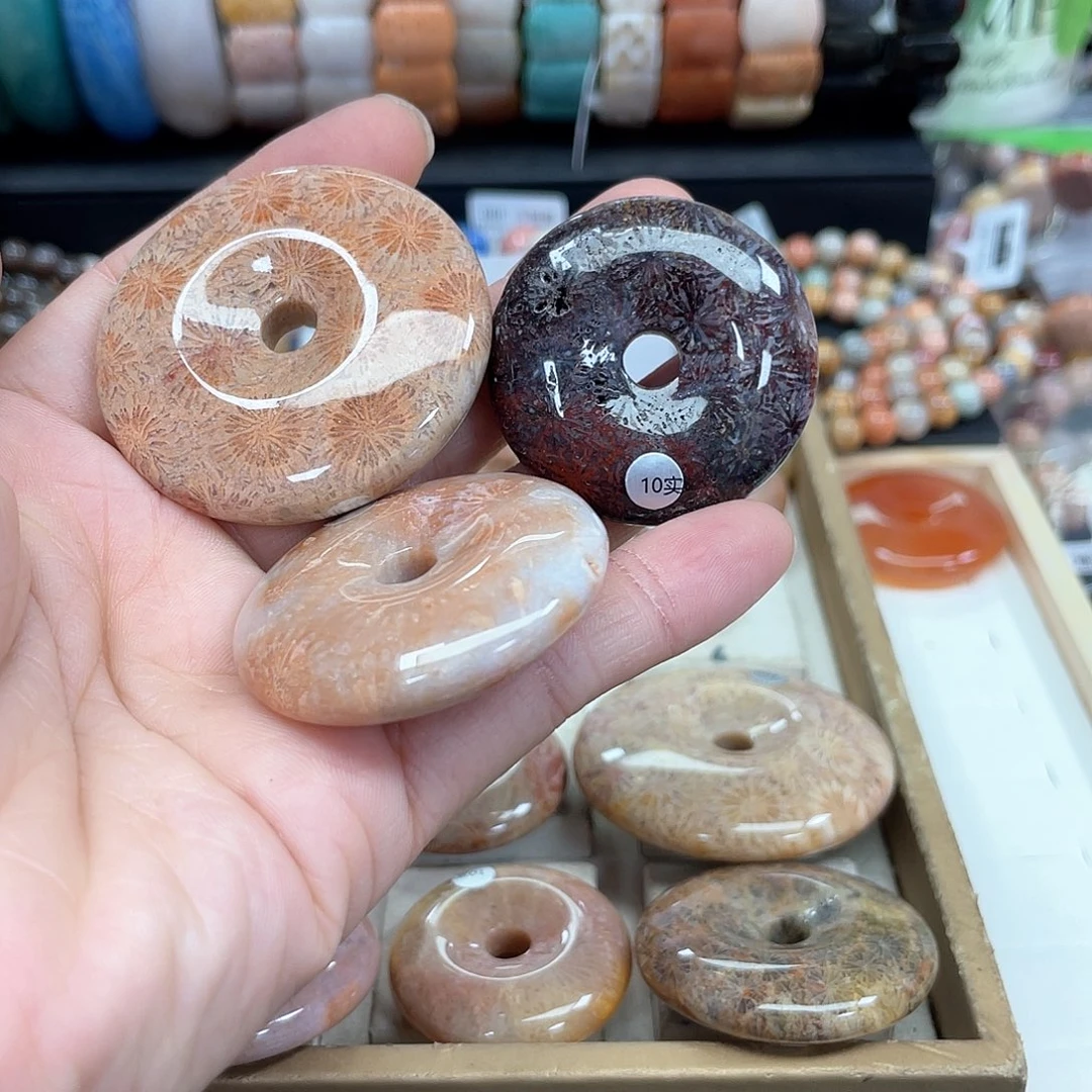 硅化珊瑚（珊瑚玉）手串未镶嵌比****?723