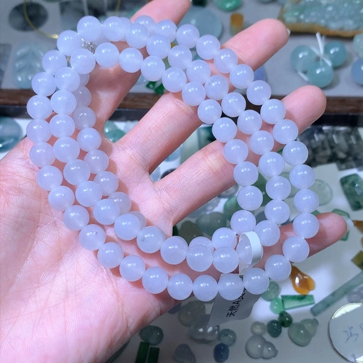 翡翠手链未镶嵌长串