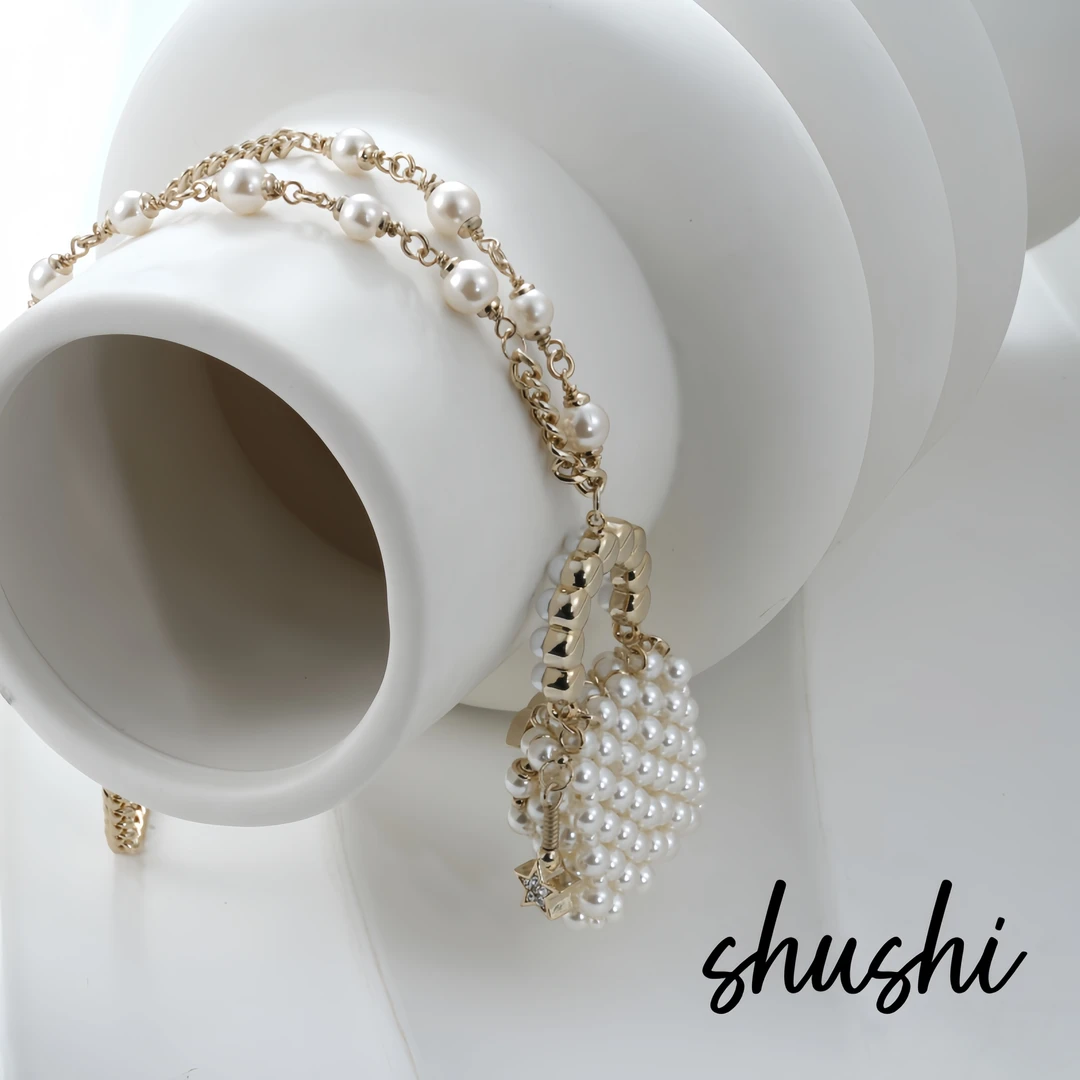 铜合金仿珍珠项链 项链8811（链长57+5cm）