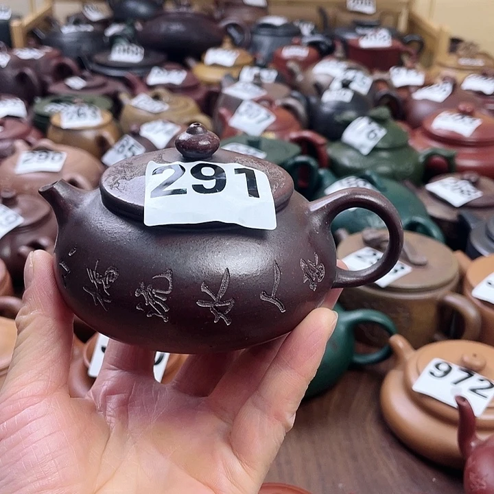 湧***己紫砂茶壶微瑕紫砂