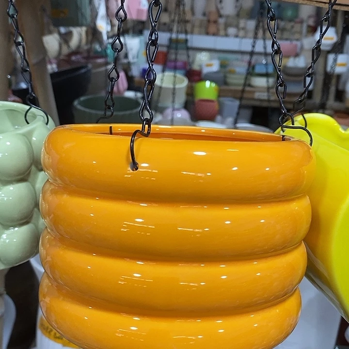 陶盆有孔 瑕疵针孔漏釉介意勿拍口 15高11